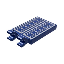 30350bpb105特殊タイル2×3側面にクリップ2個(ソーラーパネル)ダークブルー