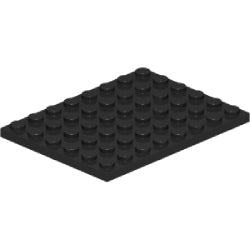 3036-026プレート6×8ブラック