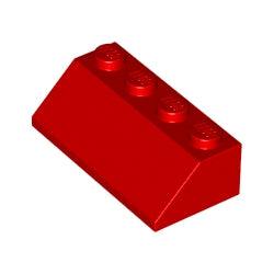3037-021スロープ45度2×4レッド