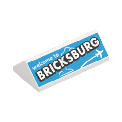3041pb005スロープ45度2×4両側傾斜(BRICKSBURG)ホワイト
