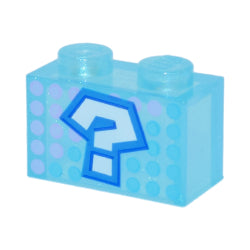 3065pb23ブロック1×2(?ブロック) サテントランスライトブルー