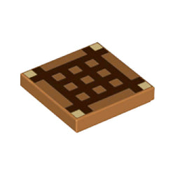 3068bpb0893タイル2×2(マインクラフト作業台)ミディアムダークフレッシュ