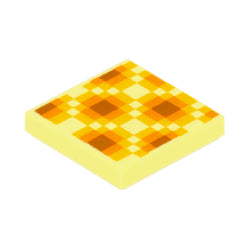 タイル2×2(マインクラフトピクセル) ブライトライトイエロー