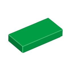 3069b-028タイル1×2グリーン