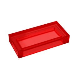 3069b-041タイル1×2トランスレッド