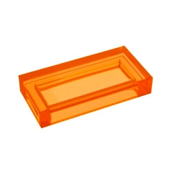 3069b-182タイル1×2トランスオレンジ