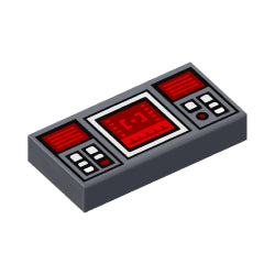 3069bpb0777タイル1×2(コックピット)ダークブルーイッシュグレイ