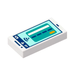 3069bpb1062タイル1×2(スマートフォンカード決済画面)ホワイト