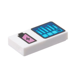 3069bpb1206タイル1×2(乾電池とスクリーン)ホワイト