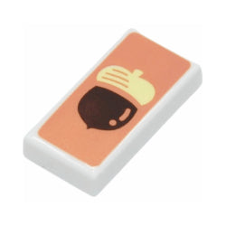 3069pb1220タイル1×2(どうぶつの森DIYレシピ)ホワイト