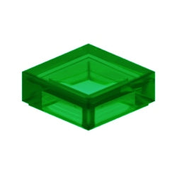 3070b-048タイル1×1トランスグリーン