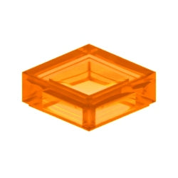 3070b-182タイル1×1トランスオレンジ