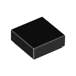 3070b-026タイル1×1ブラック