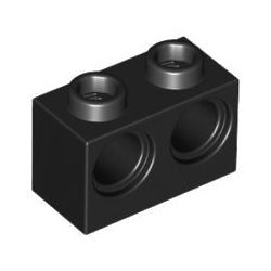 32000-026テクニックブロック1×2ペグ穴2個ブラック