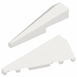 3504-3505-001ウェッジ5×2右/5×2左(ペア)ホワイト