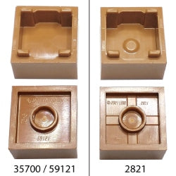 コンテナ・ボックス2×2×1(スターウォーズインペリアルロゴ) ライトブルーイッシュグレイ