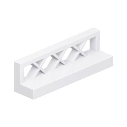 3633-001フェンス1×4×1ホワイト