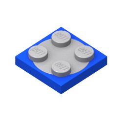 3680c02-023ターンテーブル2×2セットブルー