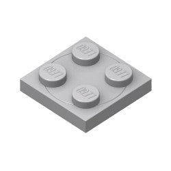 3680c02-194ターンテーブル2×2セットライトブルーイッシュグレイ