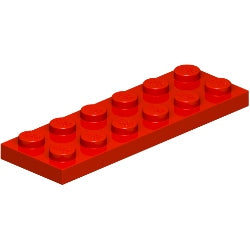 3795-021プレート2×6レッド