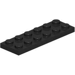 3795-026プレート2×6ブラック