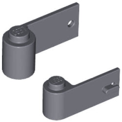 3821-3822-199車ドア1×3×1-左右ペアダークブルーイッシュグレイ