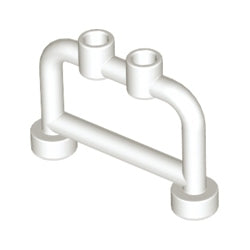 4083-001バー1×4×2上部スタッド有ホワイト