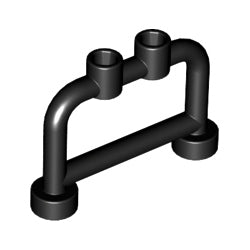4083-026バー1×4×2上部スタッド有ブラック