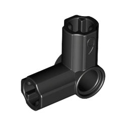 32014-026テクニック車軸ピンコネクター アングル6ブラック