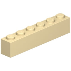 3009-005ブロック1×6タン