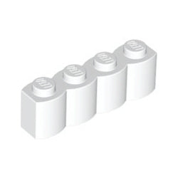 30137-001ブロック1×4丸太ホワイト