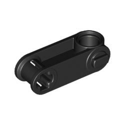 32068-026テクニック車軸ピンコネクター1×3垂直片側ペグ穴1つブラック