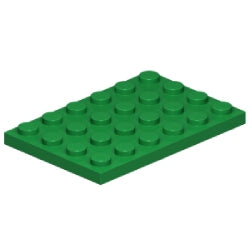 3032-028プレート4×6グリーン