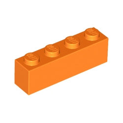 3010-106ブロック1×4オレンジ