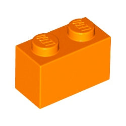 3004-106ブロック1×2オレンジ