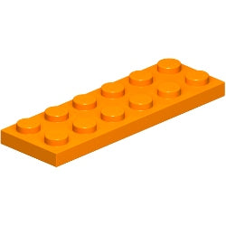3795-106プレート2×6オレンジ