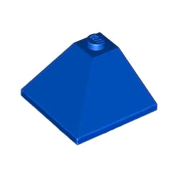 3675-023スロープ33度3×3コーナー2方向傾斜ブルー