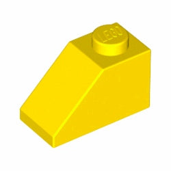 3040-024スロープ45度2×1イエロー