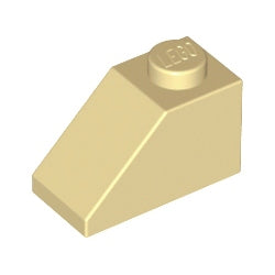 3040-005スロープ45度2×1タン