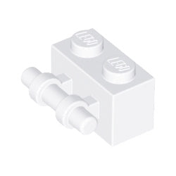 30236-001ブロック1×2取っ手付きホワイト