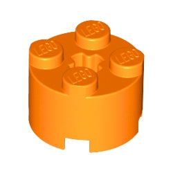 3941-106ブロック2×2丸オレンジ