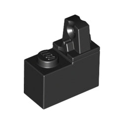 76385-026ヒンジブロック1×2ロック上部に指1本ブラック