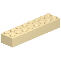 3007-005ブロック2×8タン