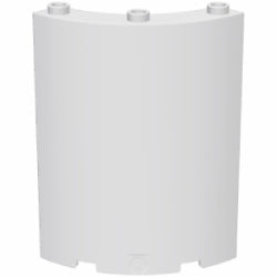 30562-001パネル4×4×6-1/4円形ホワイト