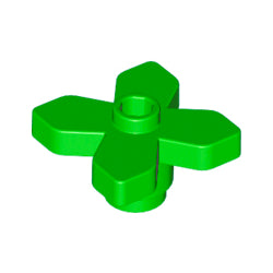 4727-037花の葉2×2ブライトグリーン