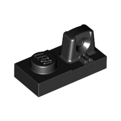 30383-026ヒンジプレート1×2ロック上部に指1本ブラック