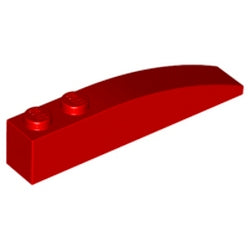 42022-021曲面スロープ6×1レッド