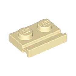 32028-005プレート1×2ドアレール付タン