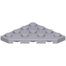 30503-194プレート4×4コーナー無ライトブルーイッシュグレイ