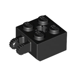 40902-026ヒンジブロック2×2ロック指2本ブラック(旧型)